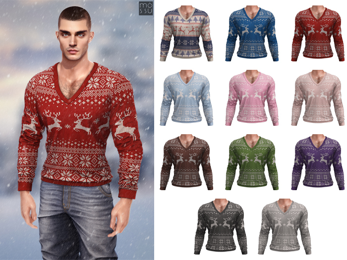 Mossu - Asher Pullover - Festive Fatpack