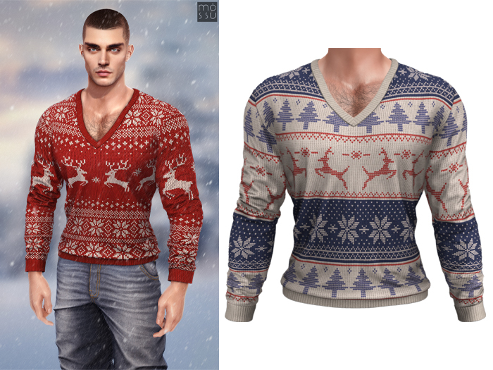 Mossu - Asher Pullover - Festive Multicolor 