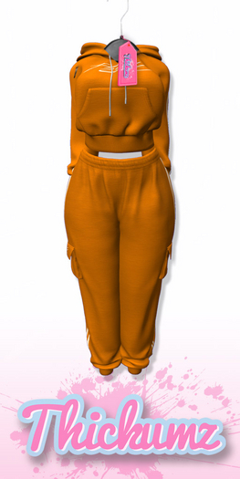 ::THICKUMZ:: Flight Suit - Orange (REBORN)