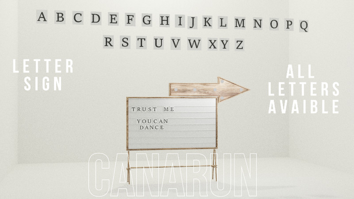 *Festival Letter Sign - CANARUN