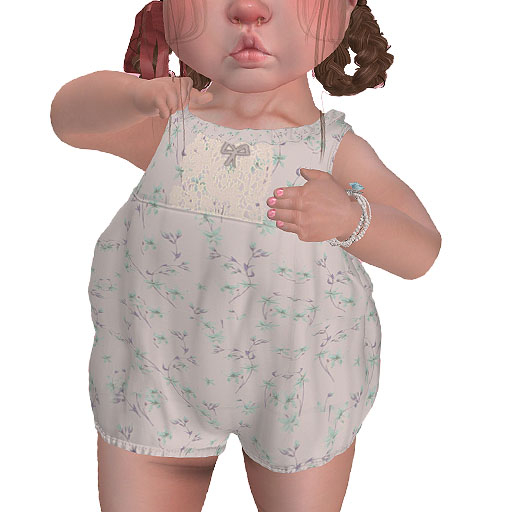 {::Cuties} BabyRomper BlueFlowers_TD