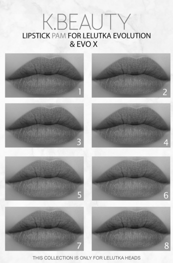 K.BEAUTY - DEMO PAM LIPS - LELUTKA EVO - EVO X