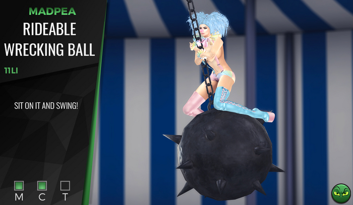 MadPea Rideable Wrecking Ball