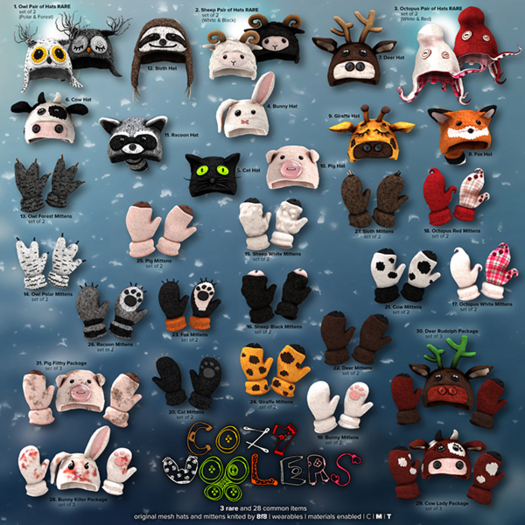 24 - 8f8_GIRAFFE Mittens