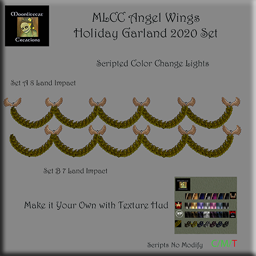 MLCC Angel Wings Holiday Garland 2020 Set Box