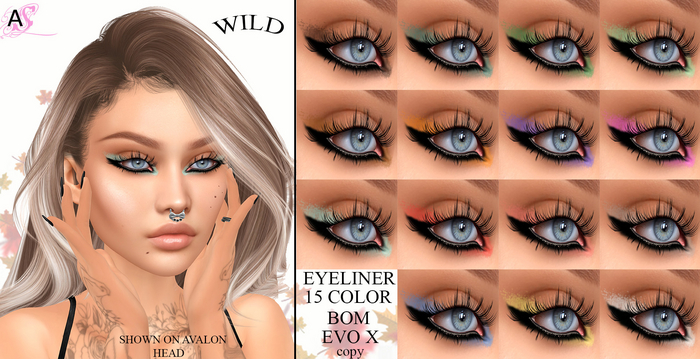 Autumn Shapes-Wild eyeliner BOM  for EVO X