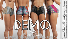 Demo Jianna Shorts Fatpack Jeans - Denim - Maitreya Lara, Lara Petite, Kupra Original, Legacy - FashionNatic