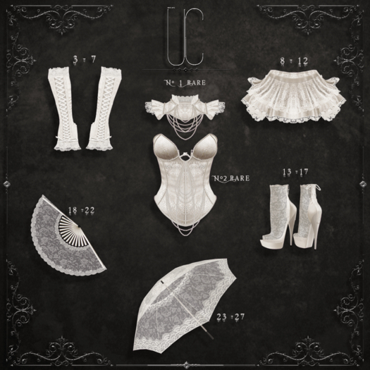 2. UC Candy corset Maitreya Petite RARE