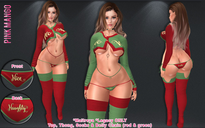 *Pink Mango* Sexy Xmas Outfit