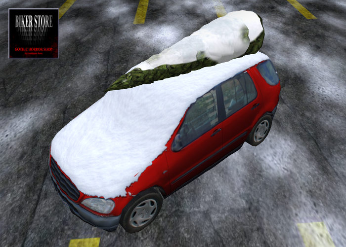 #snowed in Display Car "Xmas Time"