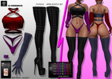 **APRIL BOWTLY RISQUE STYLE FATPACK UNIVERSAL HUD 6 TEXTURES**