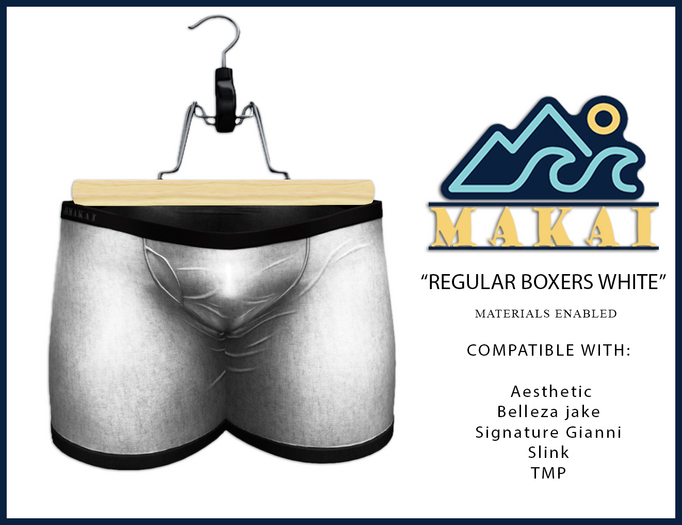 Makai - Regular Boxers White
