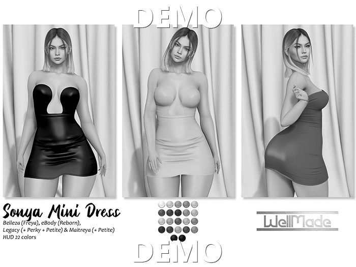 [WellMade] Sonya Mini Dress DEMO