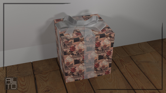 Old gift box