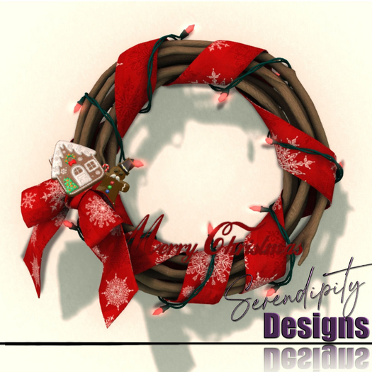 Serendipity Designs - Snowflake Christmas Wreath
