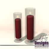 Serendipity Designs - Christmas Candles Red