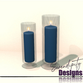 Serendipity Designs - Christmas Candles Blue