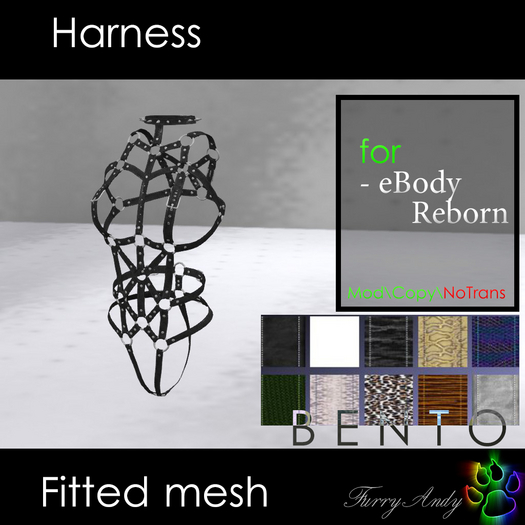 DEMO - Furry Andy - Harness for eBody Reborn