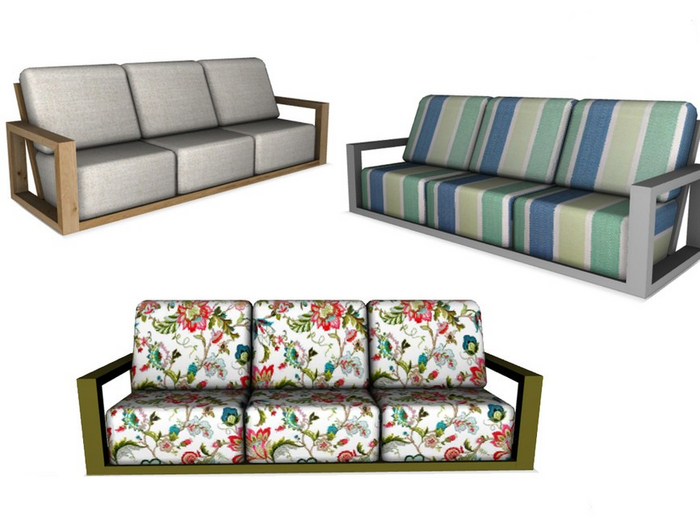 Scorpion's Blue Coast Sofa - FULL PERM