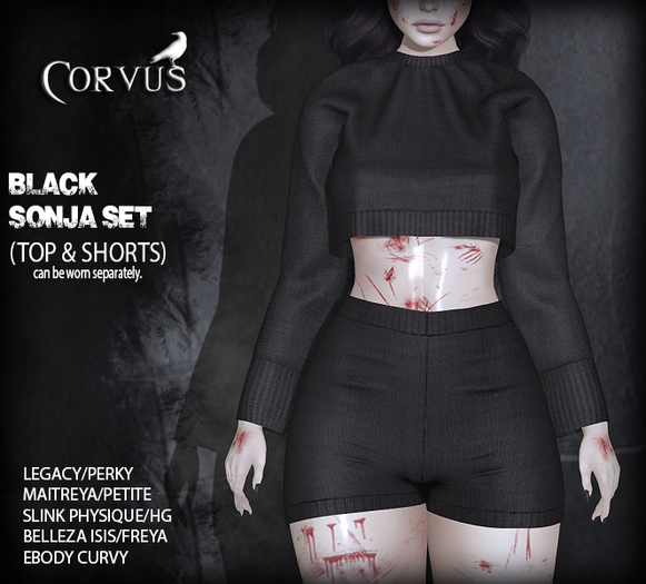 Corvus : Black Sonja Set