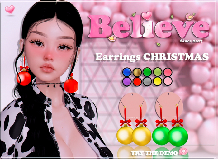 :: Believe ::EARRINGS CHRISTMAS::..