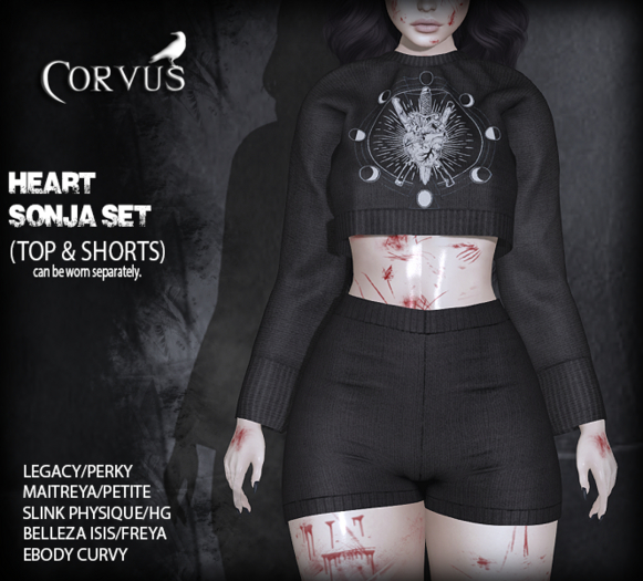 Corvus : Heart Sonja Set
