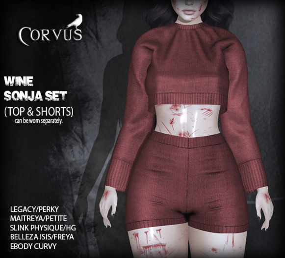 Corvus : Wine Sonja Set