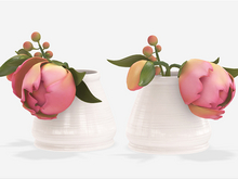 Dahlia - Clarina - Peonies Bud Vase - Pink 