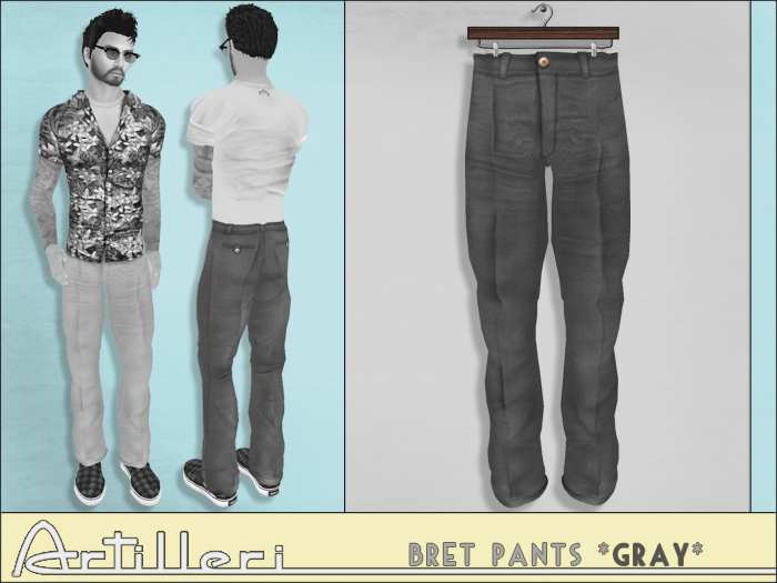 /artilleri/ Bret pants *gray*