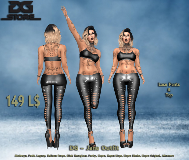 DG - Jane Lace Pant's & Top- Box