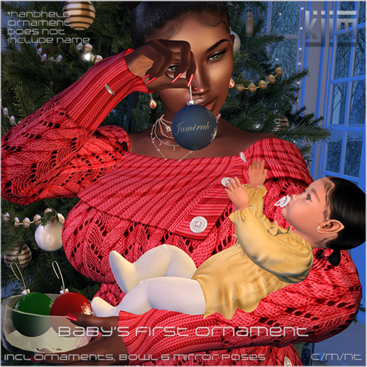 KJIm: Baby's First Ornament Pose