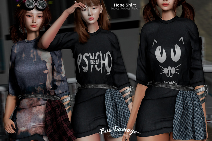 True Damage-Hope Shirt BLACK