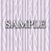 Zoy Texture [ KNIT CABLE PATTERN 11 ] Seamless - Lavender