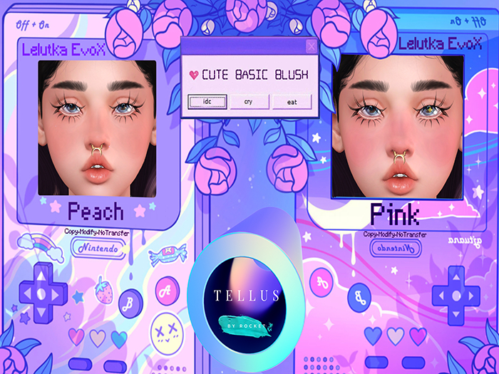 --TELLUS-- Cute Basic Blush -