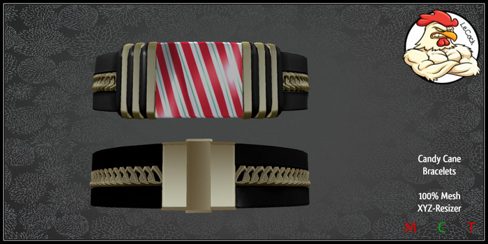  LeCock - Candy Cane Bracelets 
