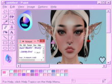 --TELLUS--  Black Eyeshadow - Smokey