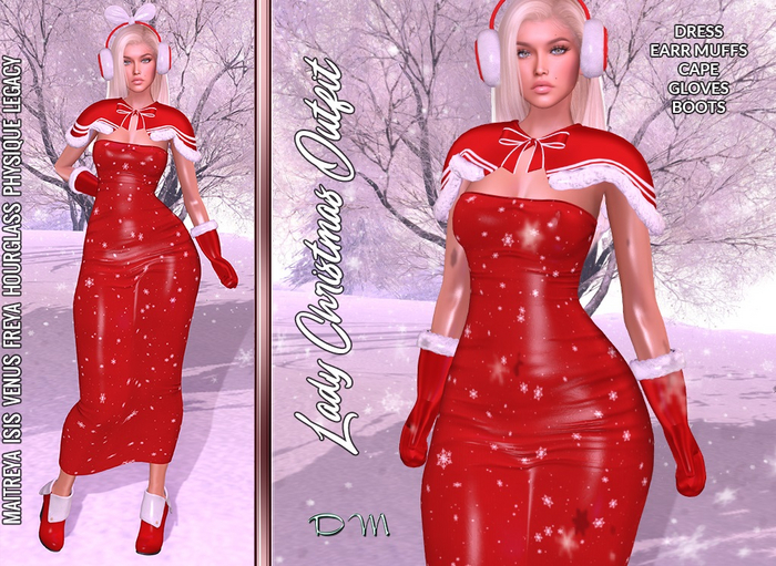 DM ~ Lady Christmas Red ♥ Promo ♥