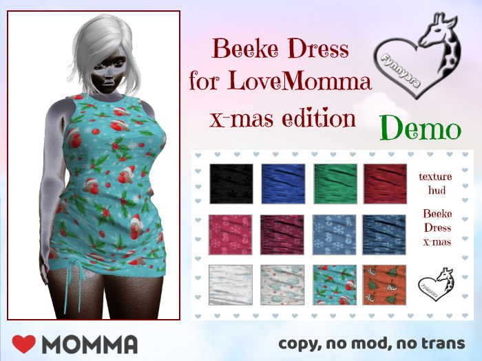demo Beeke dress x-mas edition for Momma