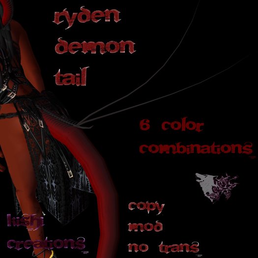 Kishi Creations- Ryden Demon Tail