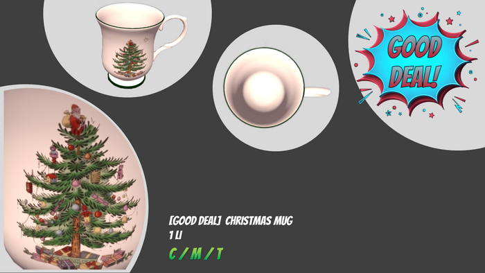 [GOOD DEAL] Christmas Mug. BOXED/ADD&TOUCH.
