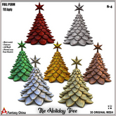 FC- FP The Holiday Tree s-4  full perm , christmas tree, sculpture tree 