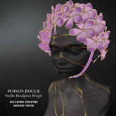 POISON ROUGE Yuriko Headpiece (Purple)