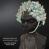 POISON ROUGE Yuriko Headpiece (Aqua)