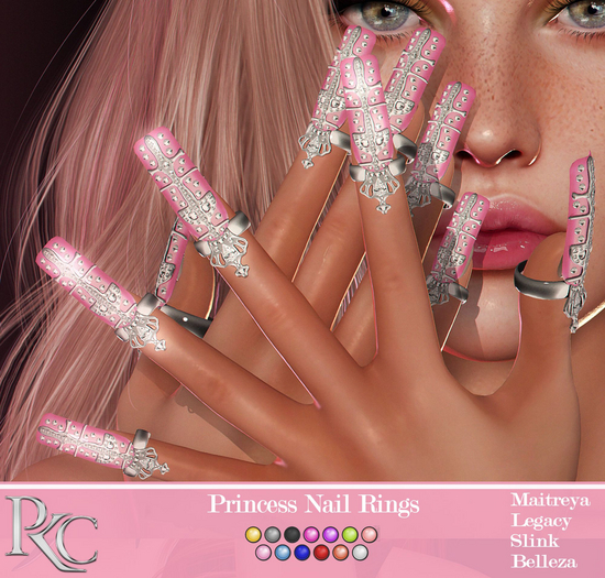 *PKC* Princess Nail Rings