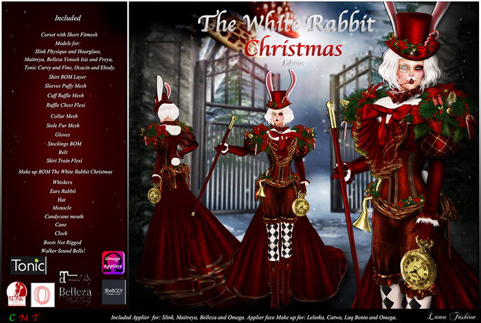 -Lamu Fashion-Outfit *The White Rabbit Christmas Edition* DEMO