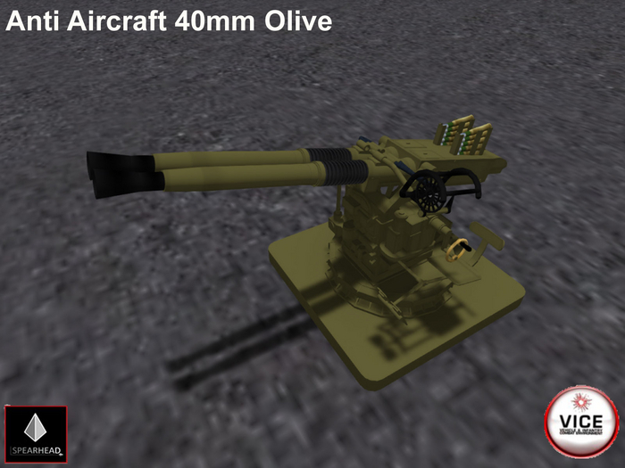 Anti Aircraft 40mm Olive