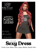 Kitty Crush - Sexy Dress  Naughty List 