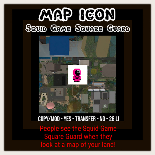 Map Icon - Squid Game Guard SQUARE [Moon Bunny Inc.]