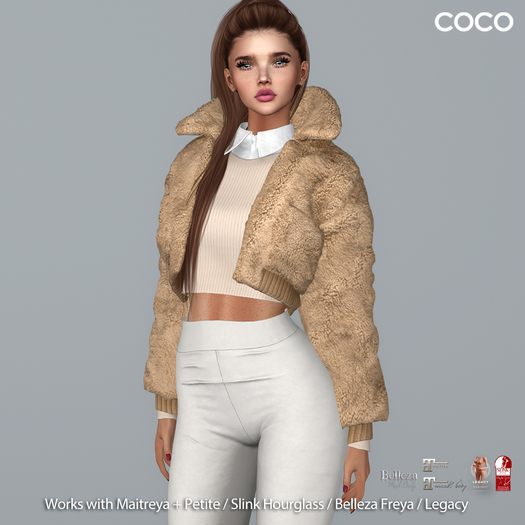 *COCO*_TeddyJacket_CamelBeige