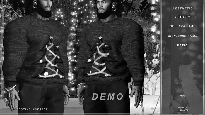 R2A- FESTIVE SWEATER DEMO MALE